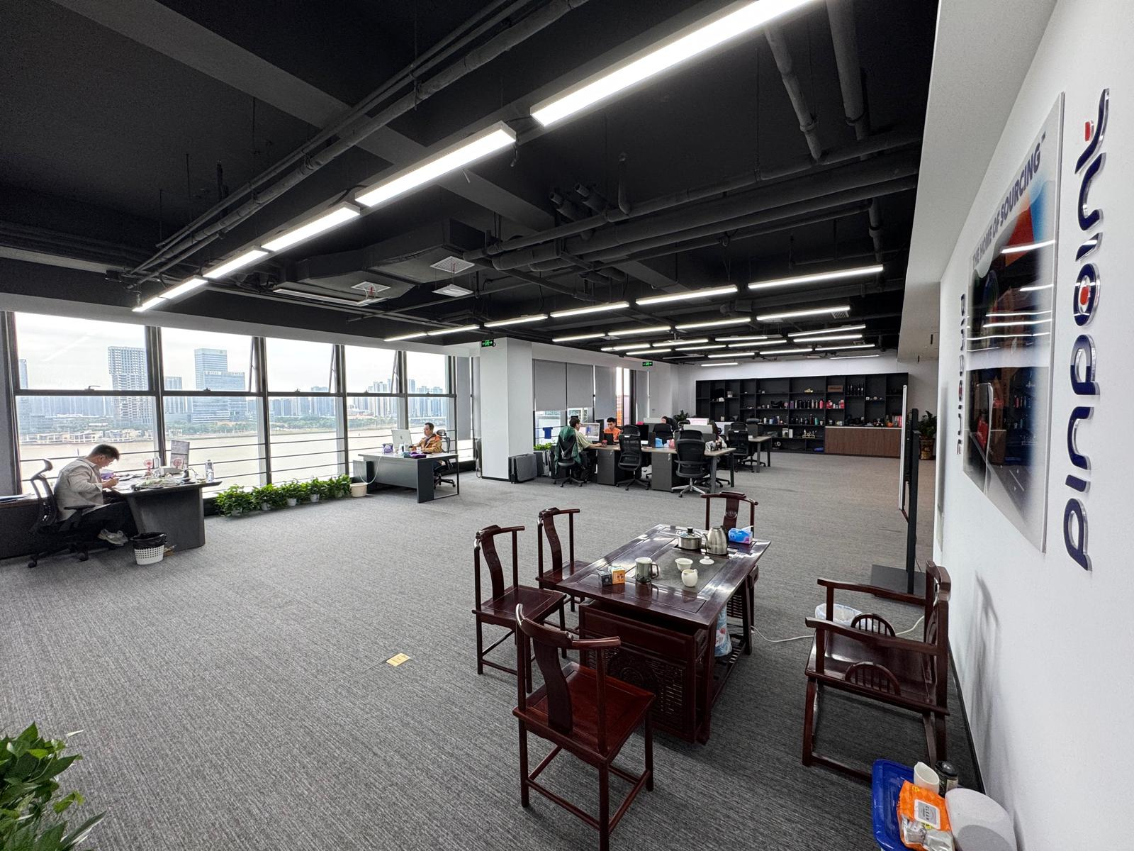 Wide view across Pinpoint's China sourcing office