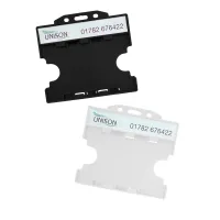 Rigid Card Holder with Resin Dome view 1