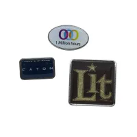 UK Domed Printed Badges view 1