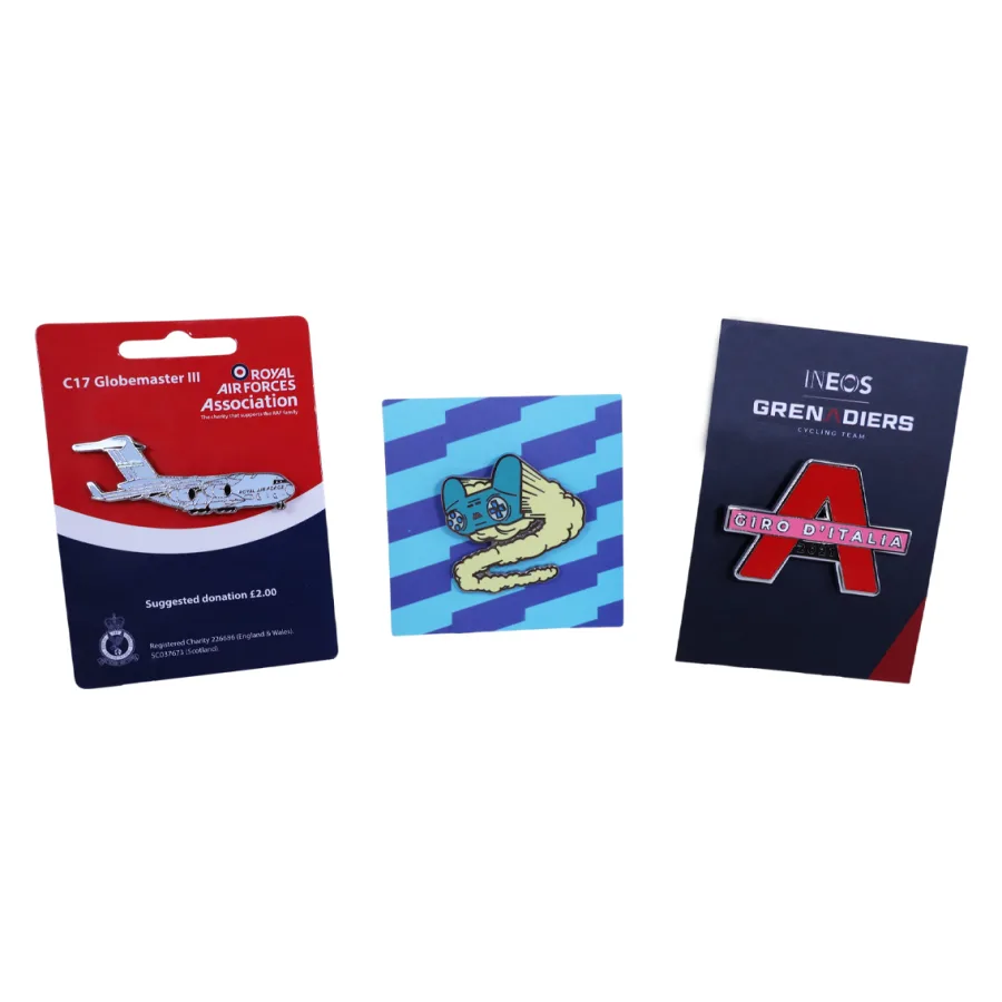Hard Enamel Badge with Backing Card