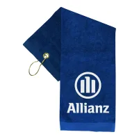 Embroidered Cotton Golf Towel view 2