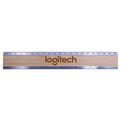 Bamboo & Aluminium Ruler