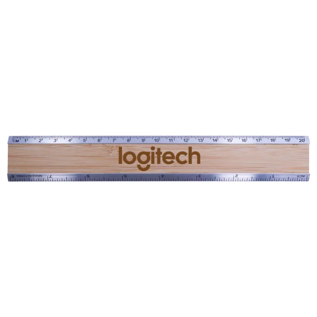 Bamboo & Aluminium Ruler