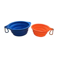 Collapsible Silicone Dog Bowl view 2
