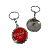 Bottle Lid Bottle Opener Keyring view 1