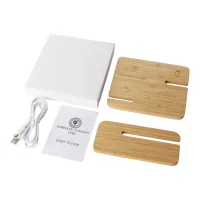 Bamboo Wireless Charging Station view 5
