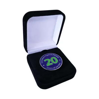 Soft Enamel Badge in Hinged Velour Box