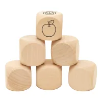 Wooden Dice view 2