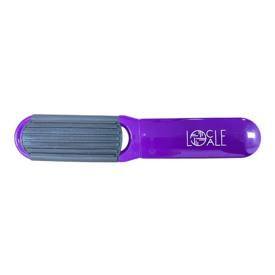 Oblong Folding Brush with Mirror