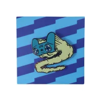 Hard Enamel Badge with Backing Card view 3
