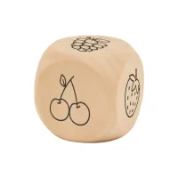 Wooden Dice view 1