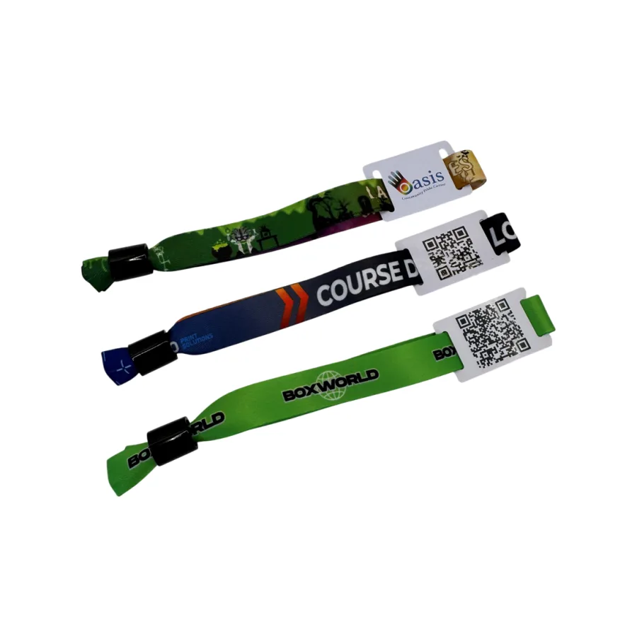 Event Wristband with QR Tag