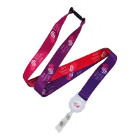 Dye Sublimation Lanyards with Pull Reel view 1