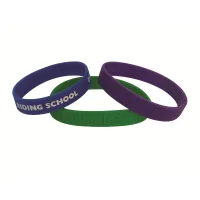 Debossed Silicone Wristband view 2
