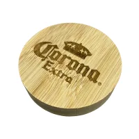 Bamboo Bottle Opener with Fridge Magnet view 1