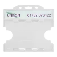 Rigid Card Holder with Resin Dome view 7