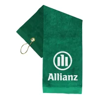 Embroidered Cotton Golf Towel view 3
