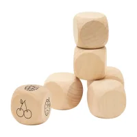 Wooden Dice view 3