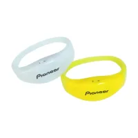 Light Up Silicone Wristband view 1