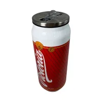 Double Wall Stainless Steel Can with Straw view 2