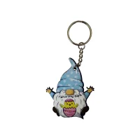 Full Colour Wooden Keyring view 4