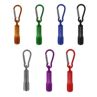 Mini LED Carabiner Torch Keyring view 2