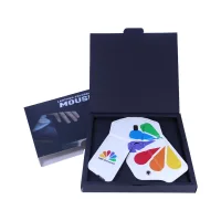 Foldable Bluetooth Leather Mouse view 10