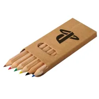 6 Piece 9cm Pencil Set view 1