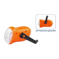 Wind Up Solar Torch view 2
