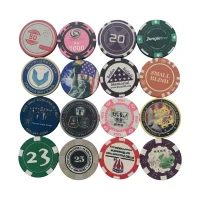 Ceramic Poker Chip view 1