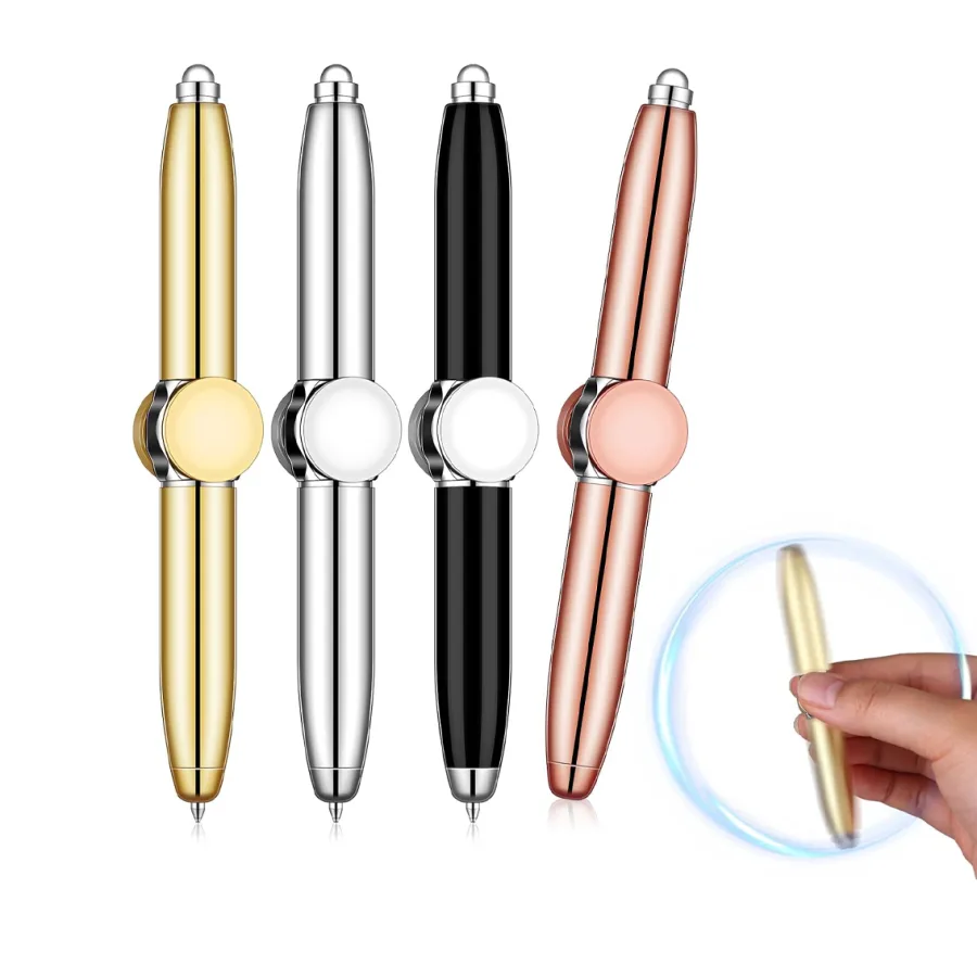 Fidget Spinner Pen with LED Light