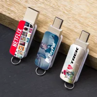 Dual USB and USB-C Flash Drive view 2