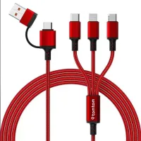 Woven Rope Multi Charging Cable view 3