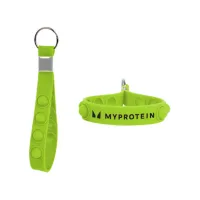 Fidget Popper Silicone Strap Keyring view 3
