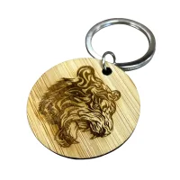 Bamboo Keyring view 2